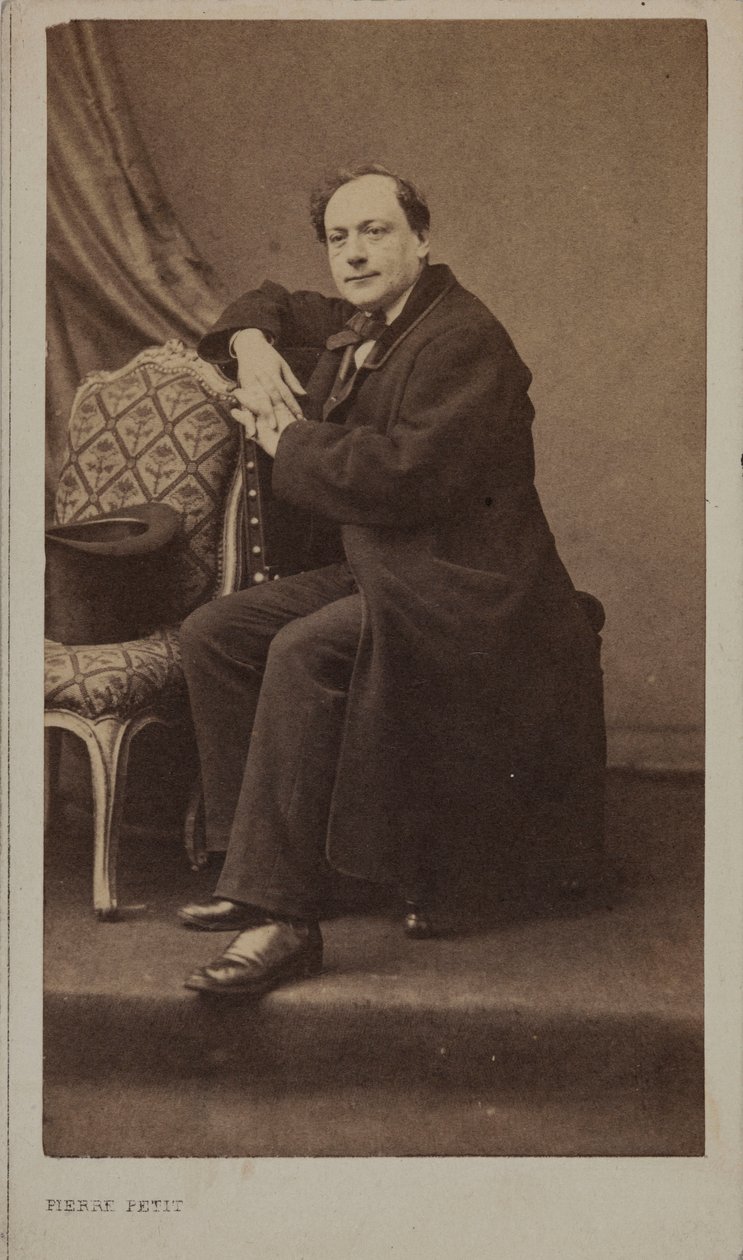 Théodore de Banville költő portréja 1823-1891. alkotó: Pierre Petit