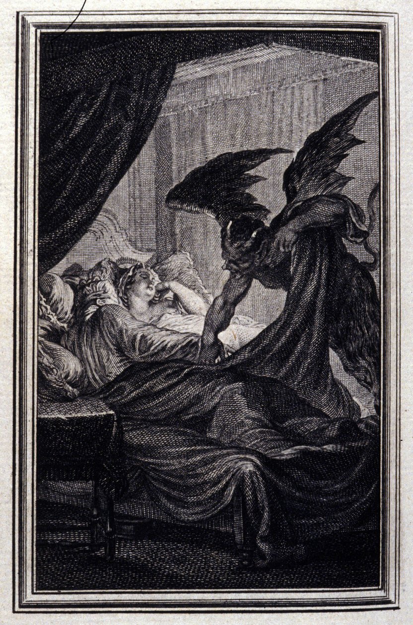 Hans Carvel gyűrűje – Jean La Fontaine „Mesék és novellák” című részében. 1776. Illusztráció: P. P. Choffard. alkotó: Pierre Philippe Choffard