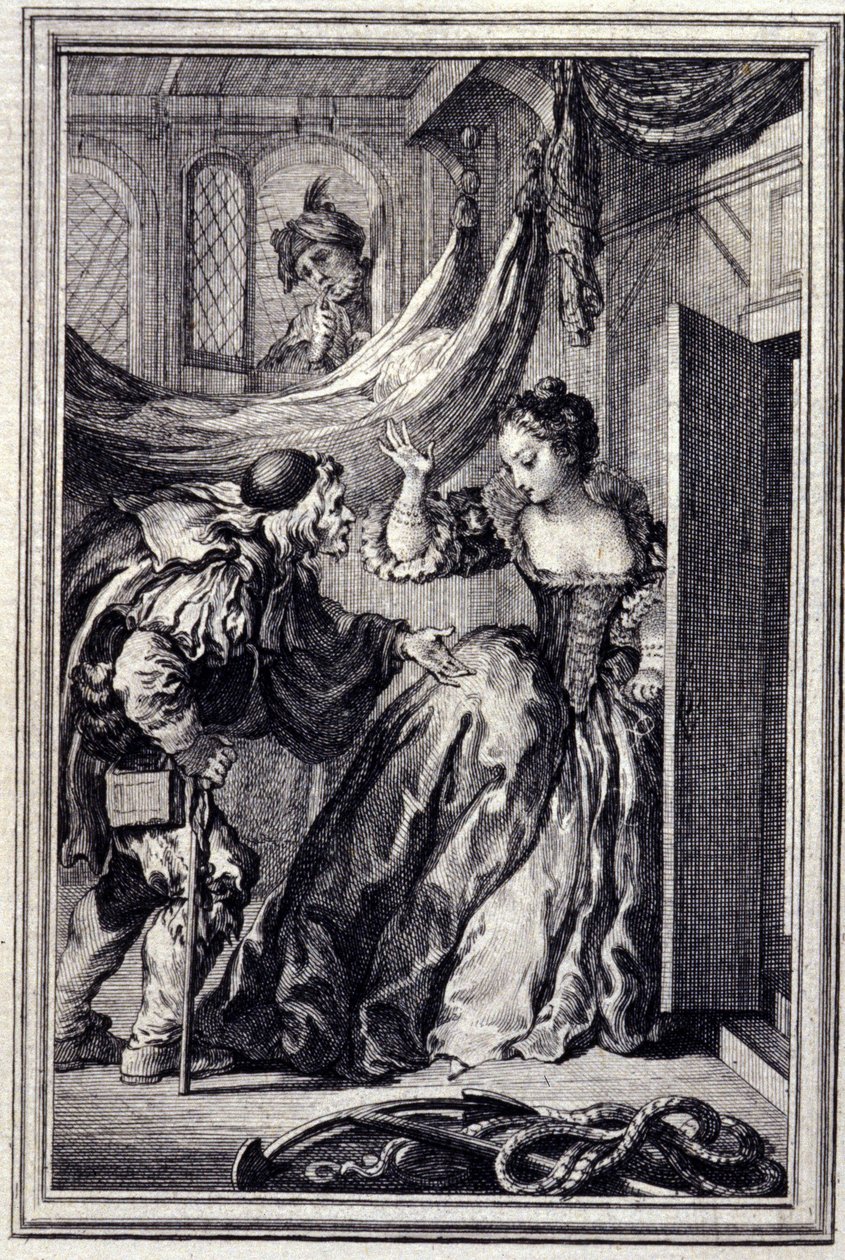 Az Aniardok kalendáriuma – Jean La Fontaine „” Mesék és novellák versben” című részében. 1776. Illusztráció: P. P. Choffard. alkotó: Pierre Philippe Choffard