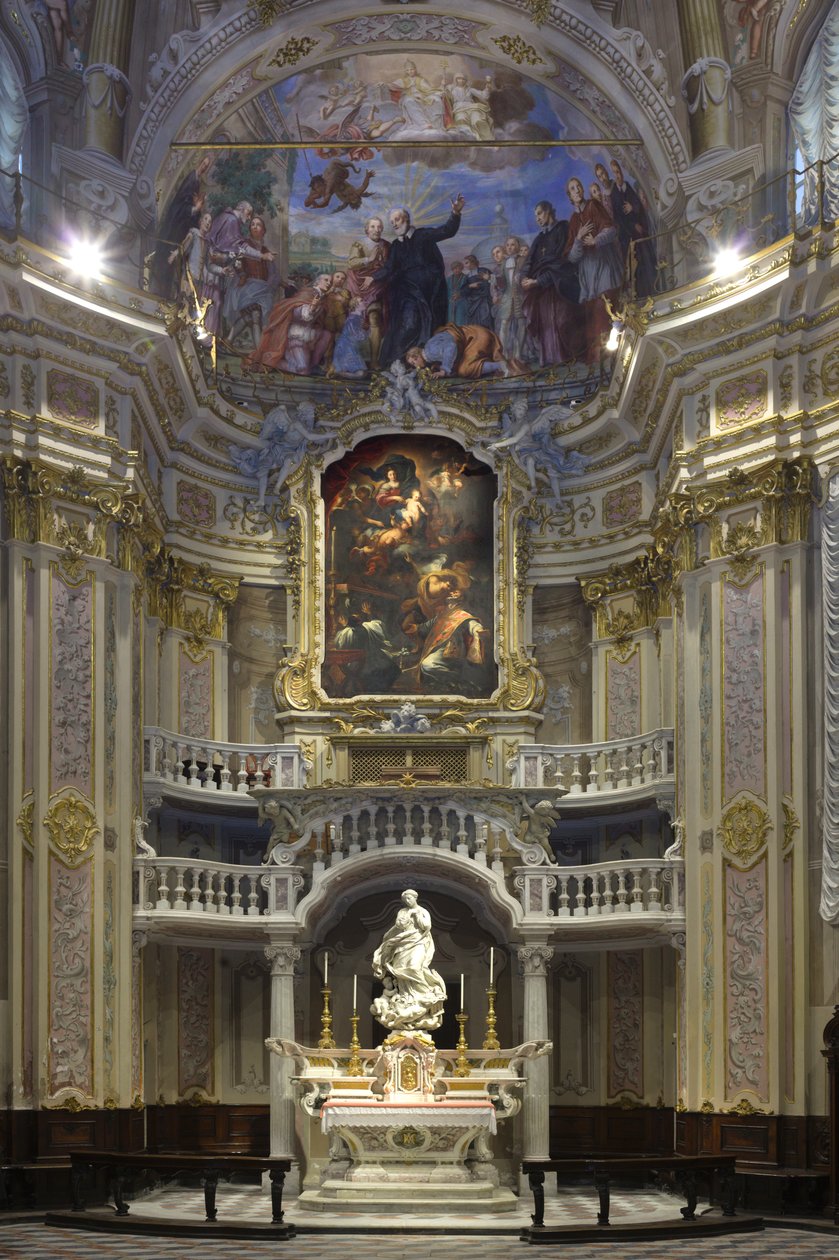 A Szeplőtelen Fogantatás, a szcenográfiai kápolna oltárán elhelyezett Szeplőtelen Santa Maria 1669-70 alkotó: Pierre Puget