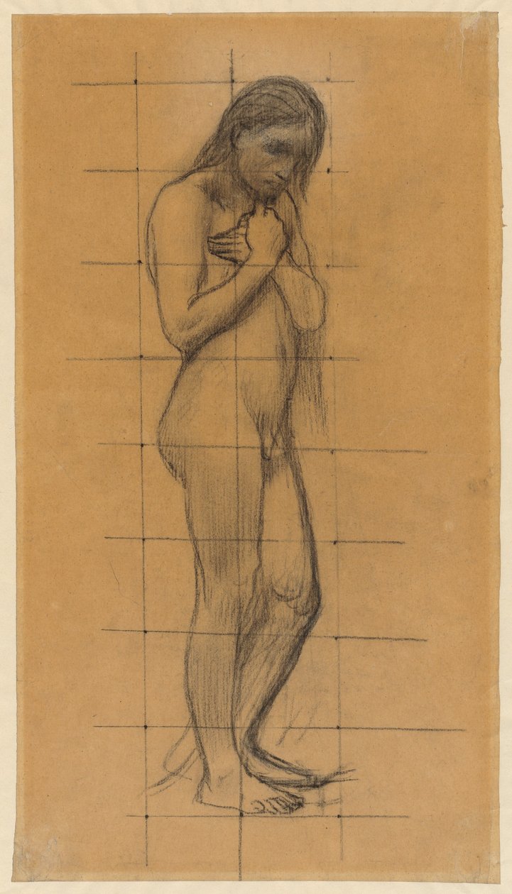 Egy álló férfi akt alkotó: Pierre Puvis de Chavannes