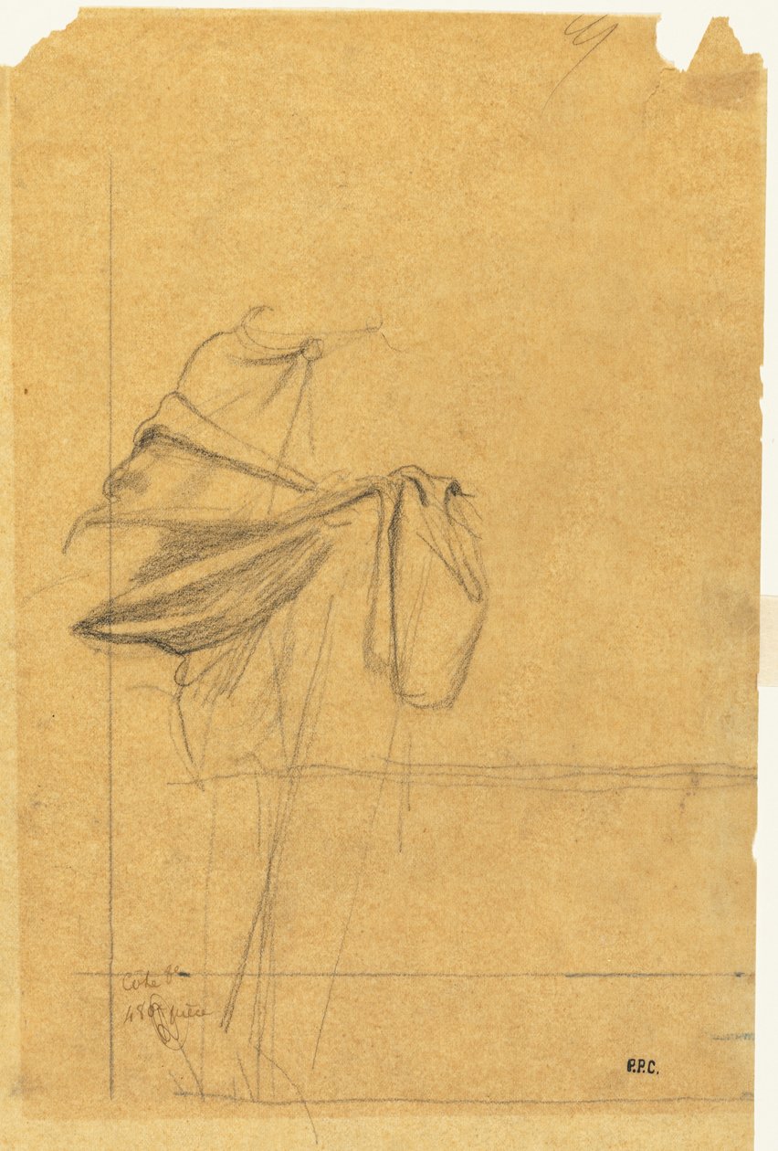 Drapery Study alkotó: Pierre Puvis de Chavannes