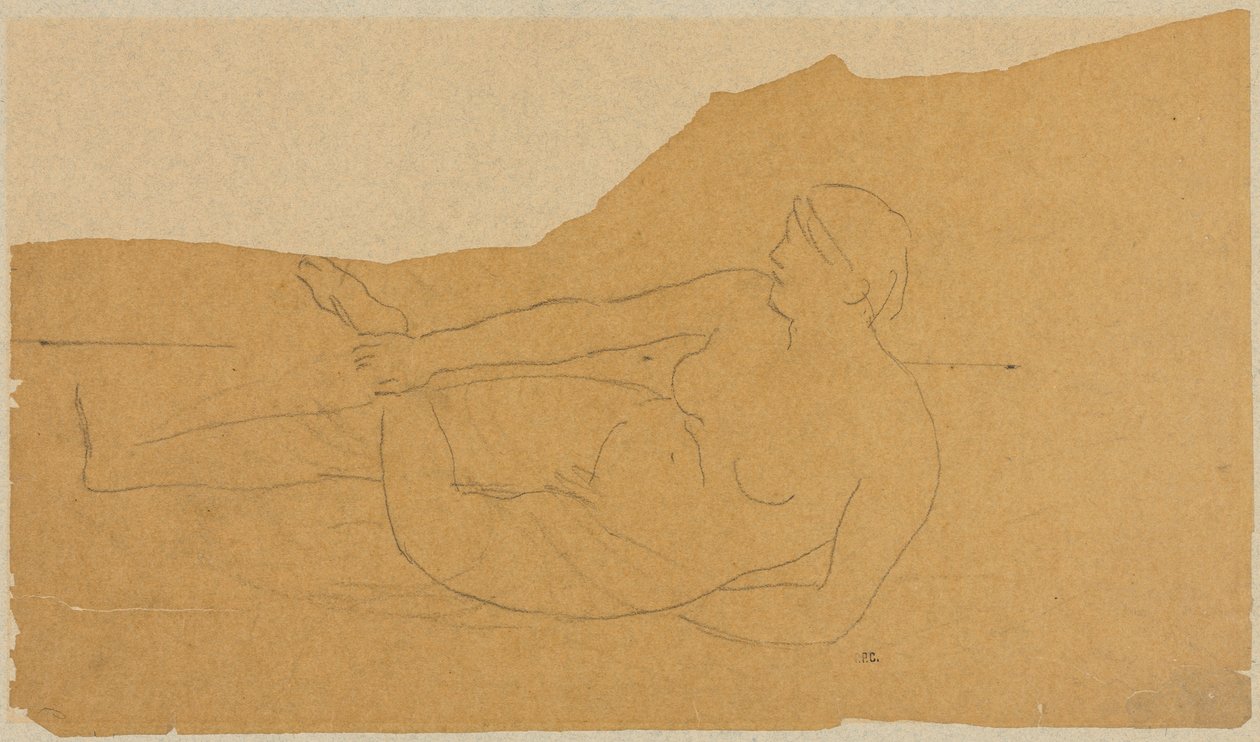 Weiblicher Akt alkotó: Pierre Puvis de Chavannes