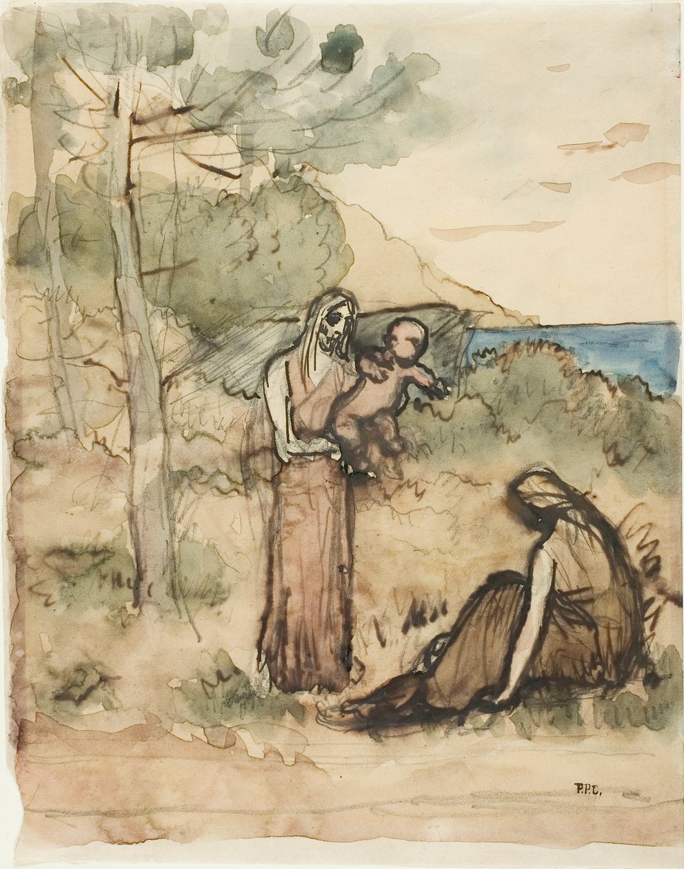 Halász család alkotó: Pierre Puvis de Chavannes