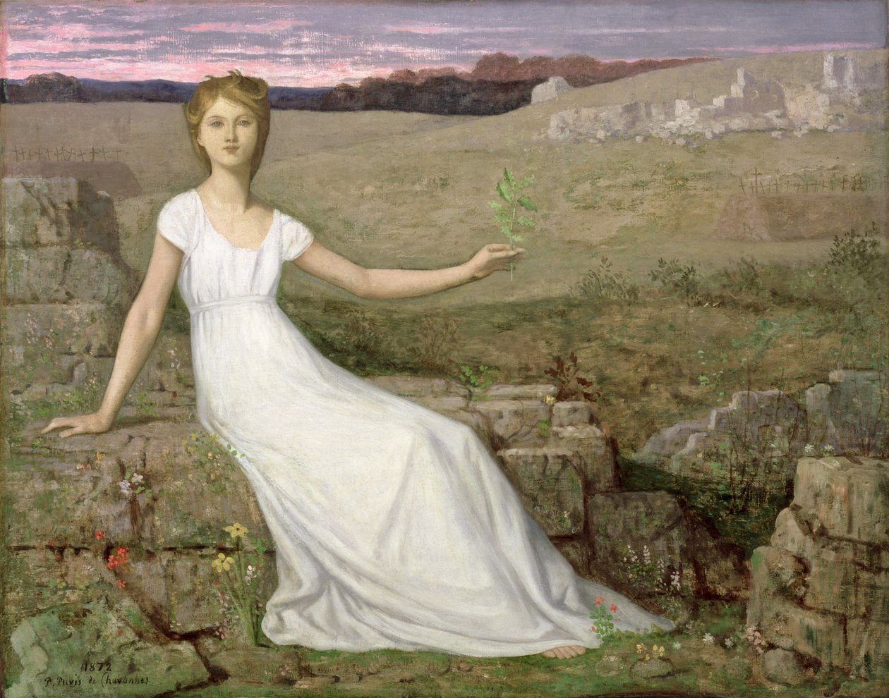 Remény, 1872 (lásd: 83731) alkotó: Pierre Puvis de Chavannes