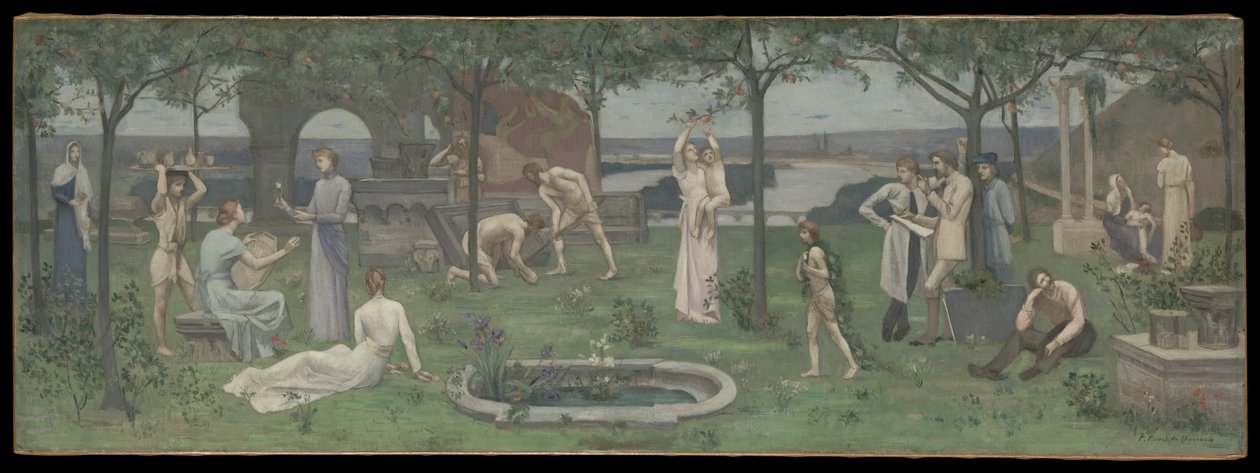 Inter artes et naturam (A művészet és a természet között) alkotó: Pierre Puvis de Chavannes