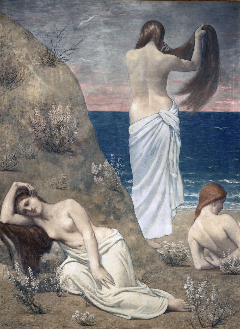 Fiatal lányok a tengerparton alkotó: Pierre Puvis de Chavannes