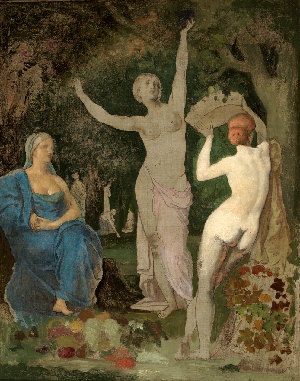 Ősz, kb. 1864. alkotó: Pierre Puvis de Chavannes