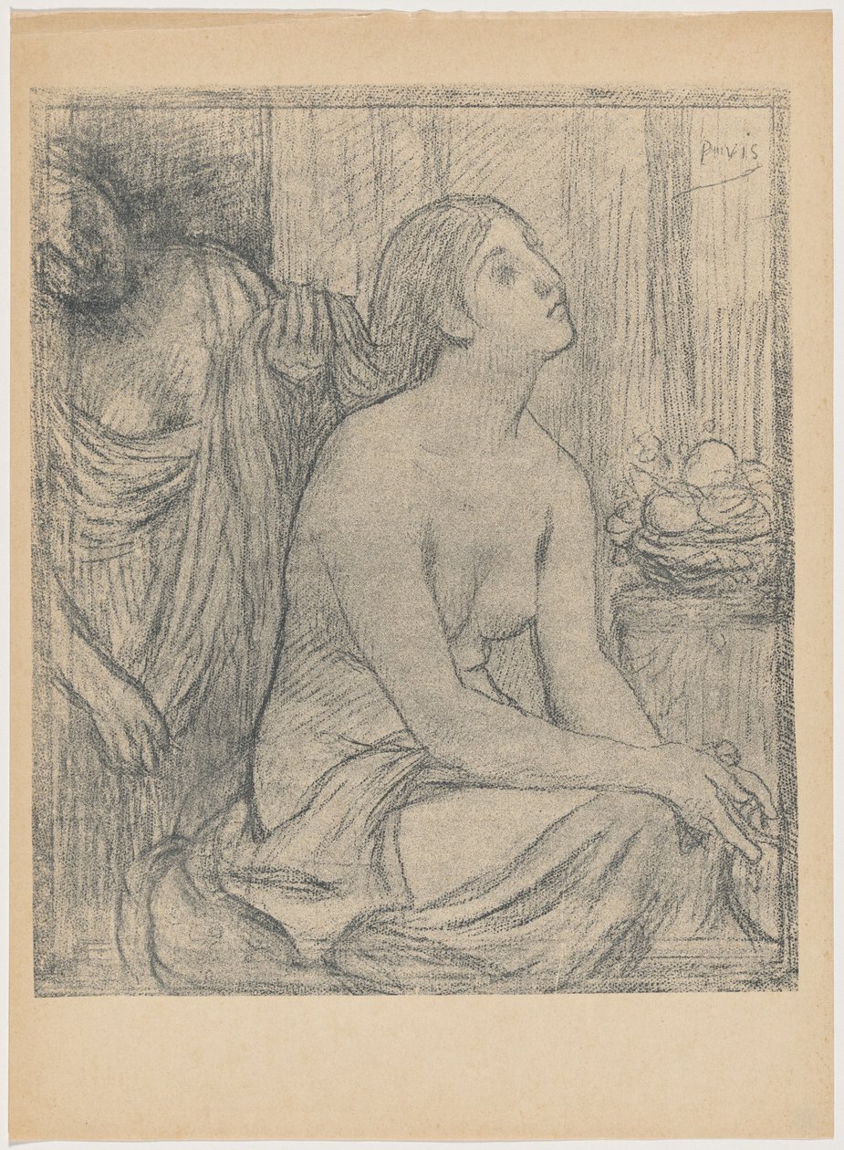 A mosdó alkotó: Pierre Puvis de Chavannes