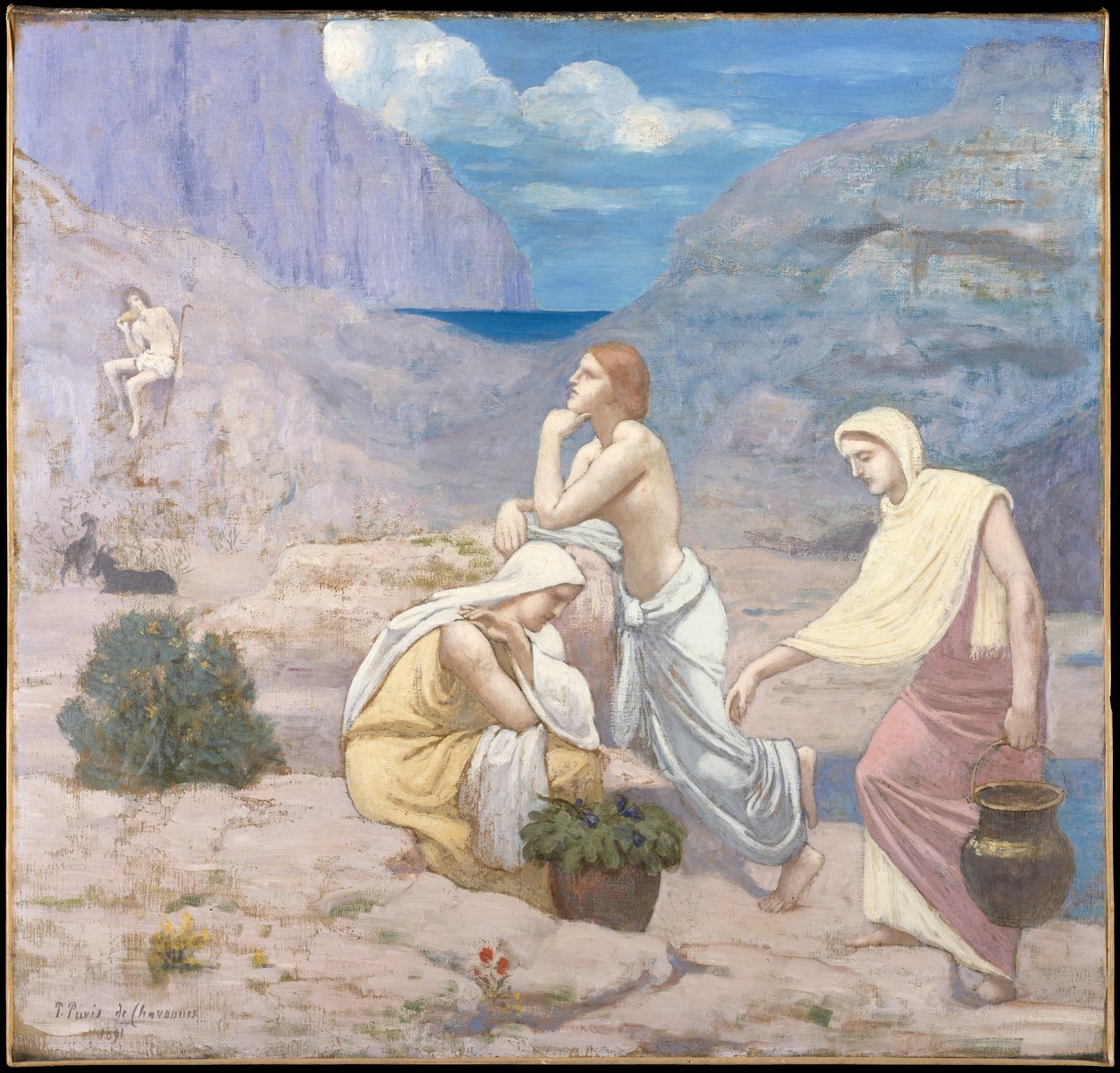 A Pásztor éneke alkotó: Pierre Puvis de Chavannes