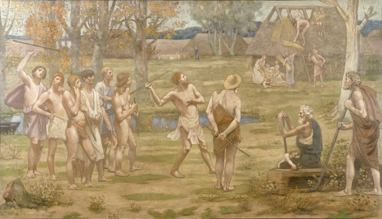 „Ludus Pro Patria” alkotó: Pierre Puvis de Chavannes