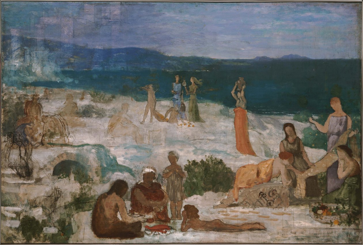 Massilia, görög gyarmat alkotó: Pierre Puvis de Chavannes