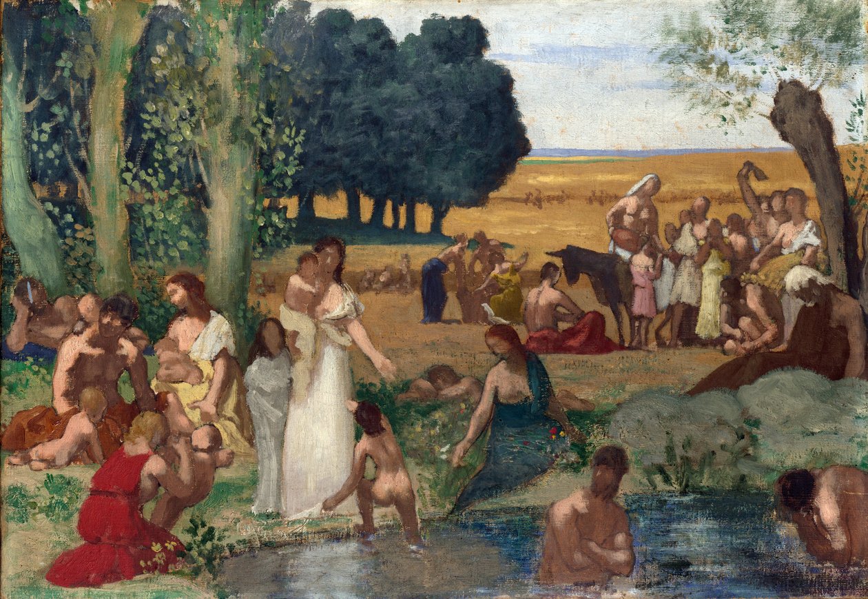 Puvis de Chavannes, Pierre Cecil (1824-1898) Nyári olaj, vászon 1873 előtt National Gallery, London 43,2x62,2 alkotó: Pierre Puvis de Chavannes
