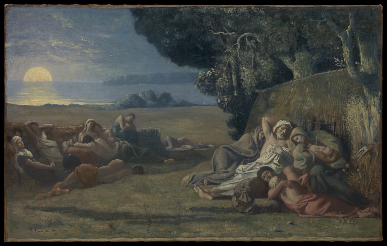 Alvás alkotó: Pierre Puvis de Chavannes