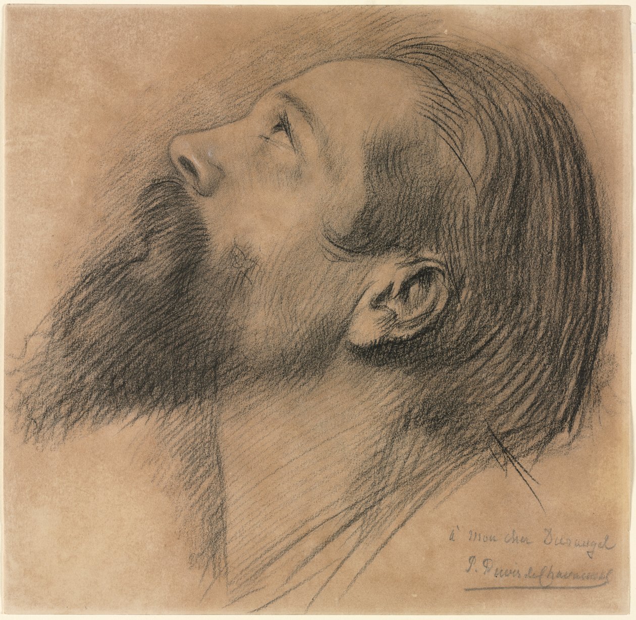 Tanulmány a Sainte Geneviève frízéhez alkotó: Pierre Puvis de Chavannes