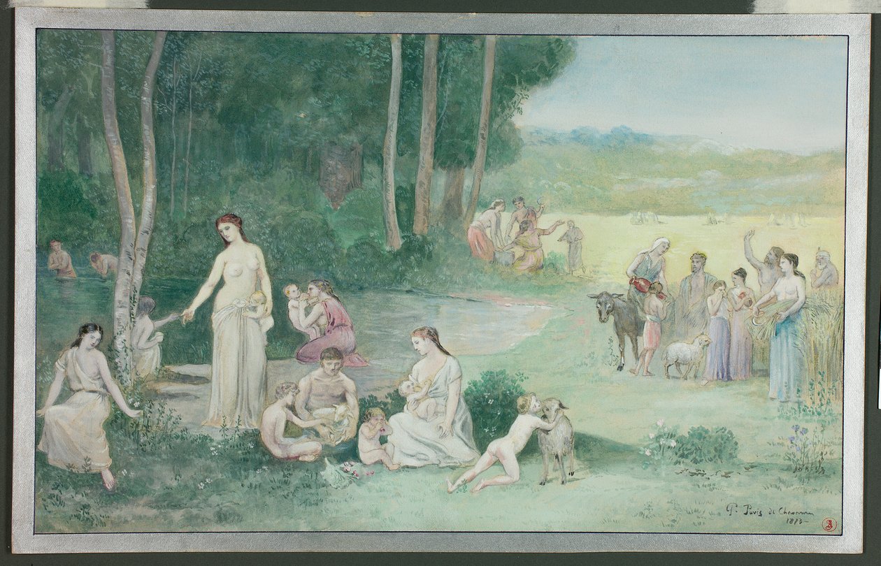 Nyár alkotó: Pierre Puvis de Chavannes