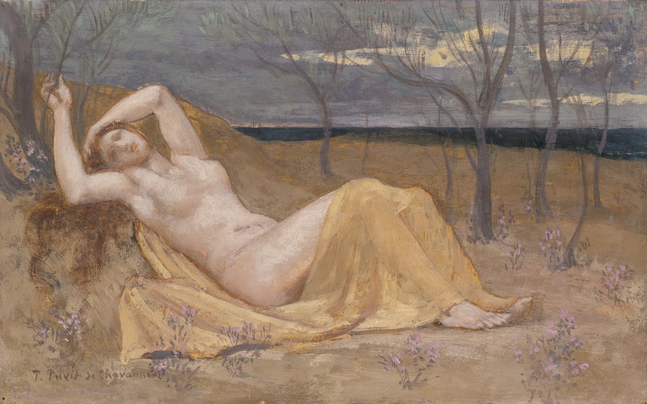 Tamariszk, 1886-87 körül alkotó: Pierre Puvis de Chavannes