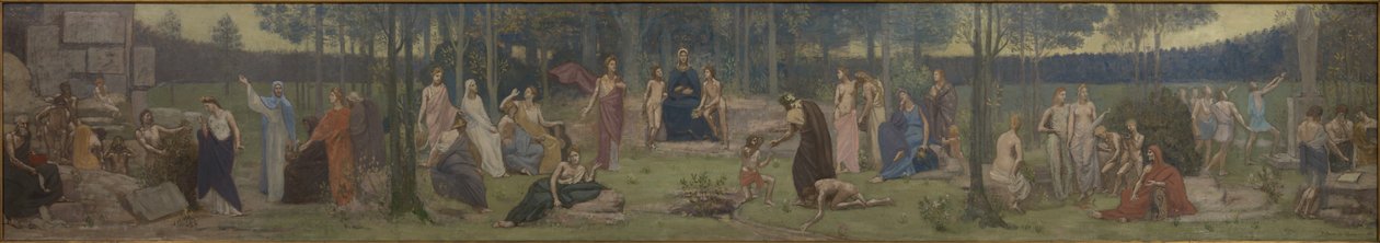 A Sorbonne allegóriája alkotó: Pierre Puvis de Chavannes