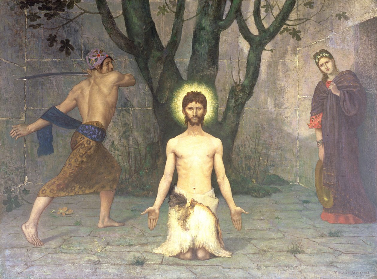 Keresztelő Szent János lefejezése, 1869 alkotó: Pierre Puvis de Chavannes