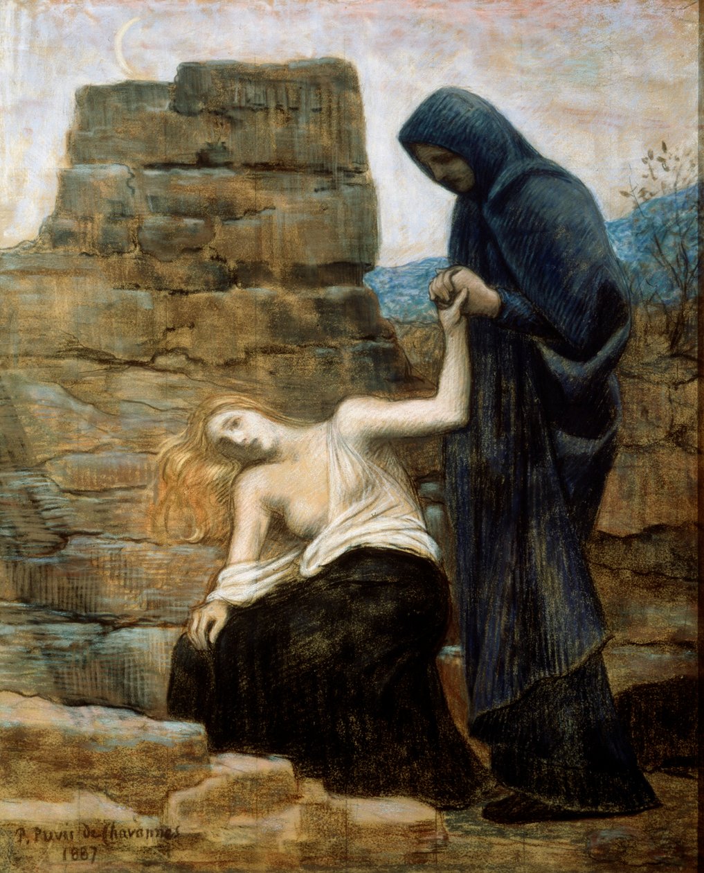 Az együttérzés, 1887 alkotó: Pierre Puvis de Chavannes
