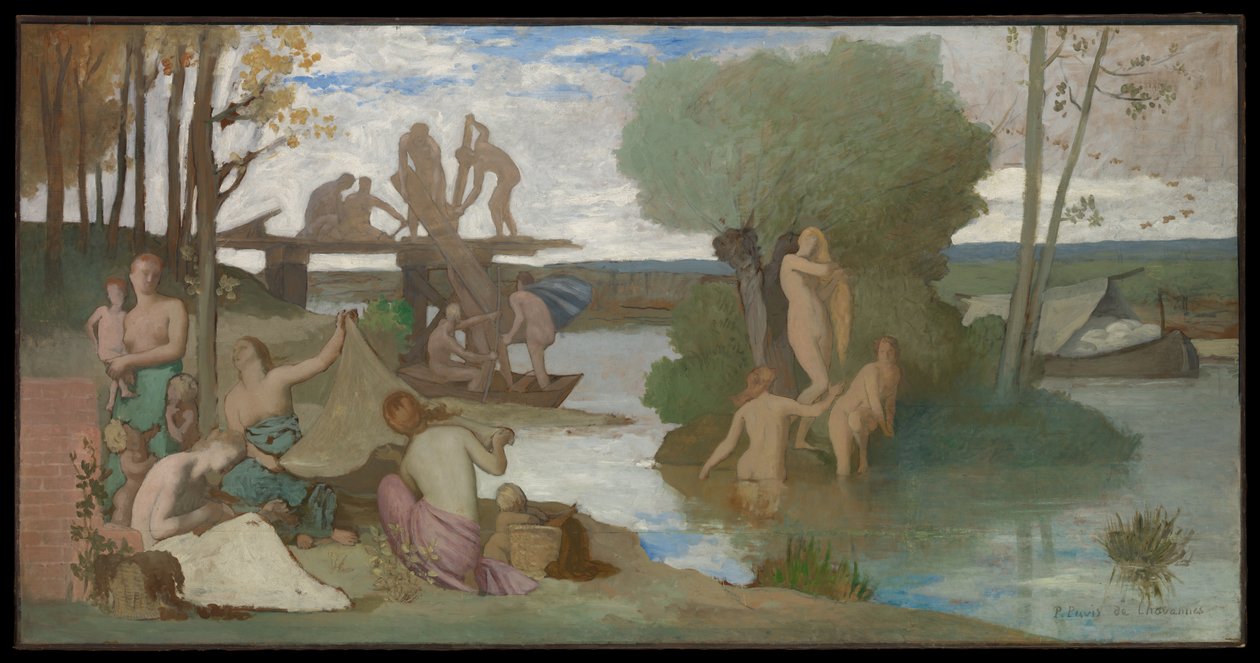 A folyó alkotó: Pierre Puvis de Chavannes