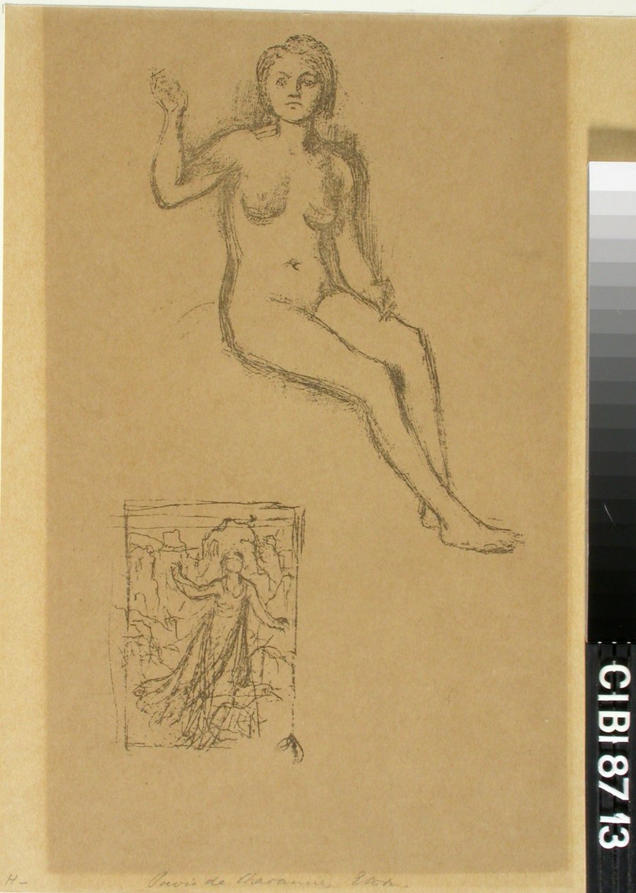 Ohne Titel alkotó: Pierre Puvis de Chavannes