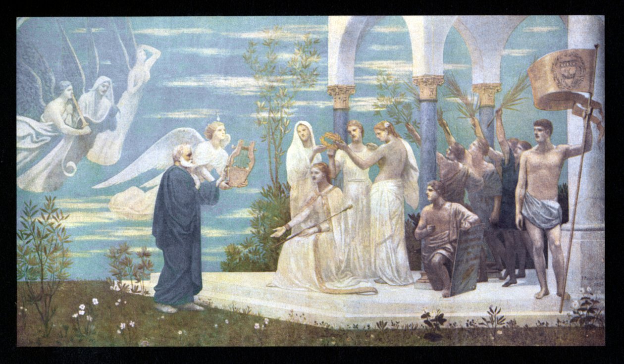 Victor HUGO - portré alkotó: Pierre Puvis de Chavannes