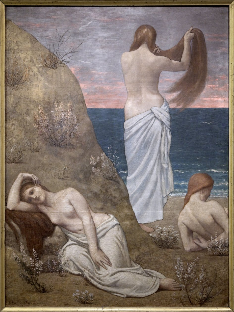 Fiatal lányok a tenger mellett alkotó: Pierre Puvis de Chavannes