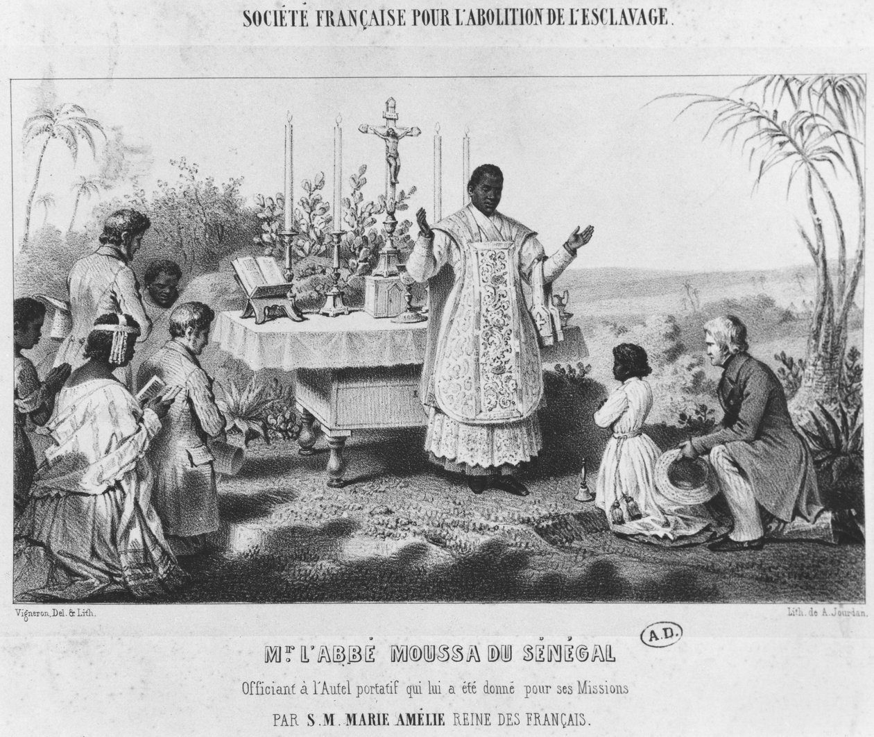 Moussa apát, Szenegál, 1840 körül alkotó: Pierre Roch Vigneron