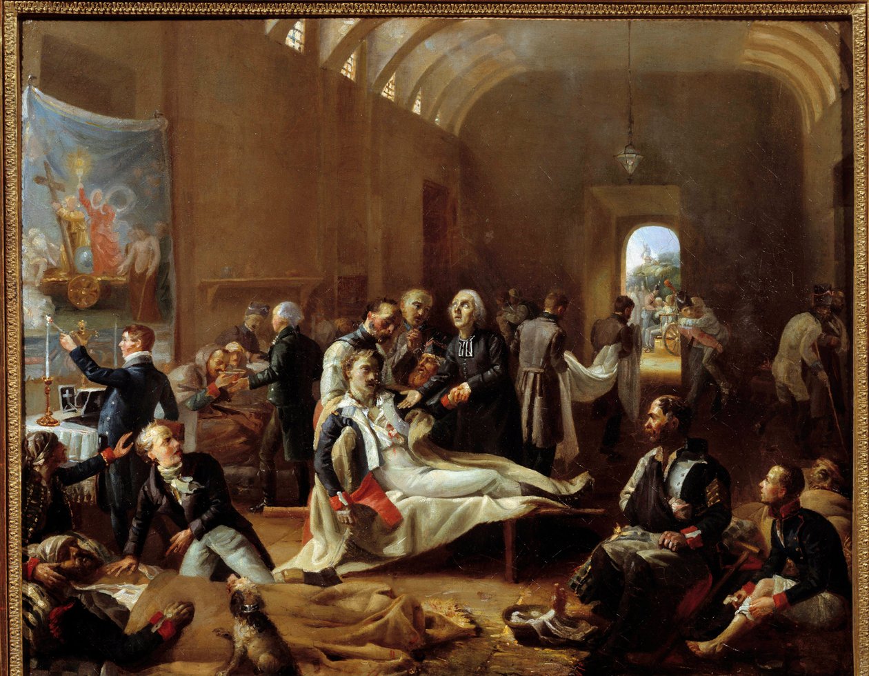 Mentőautó a francia vidéken 1814-ben Pierre Vigneron festménye (1789-1872) 1814 V. 0,6x0,73 m Párizs, Musee Carnavalet alkotó: Pierre Roch Vigneron