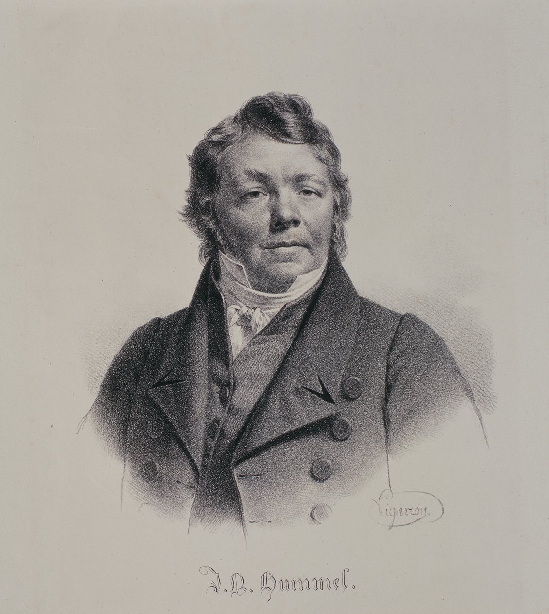 Johann Nepomuk Hummel (1778-1837) alkotó: Pierre Roch Vigneron