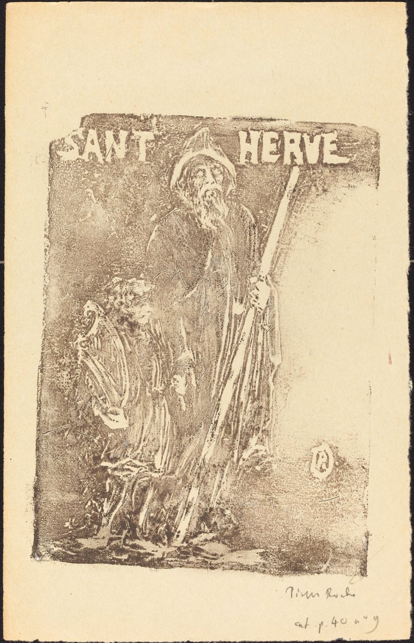 Szent Herve alkotó: Pierre Roche
