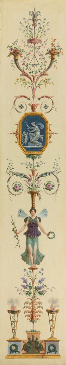 Dísztábla, 1790-es évek. alkotó: Pierre Rousseau