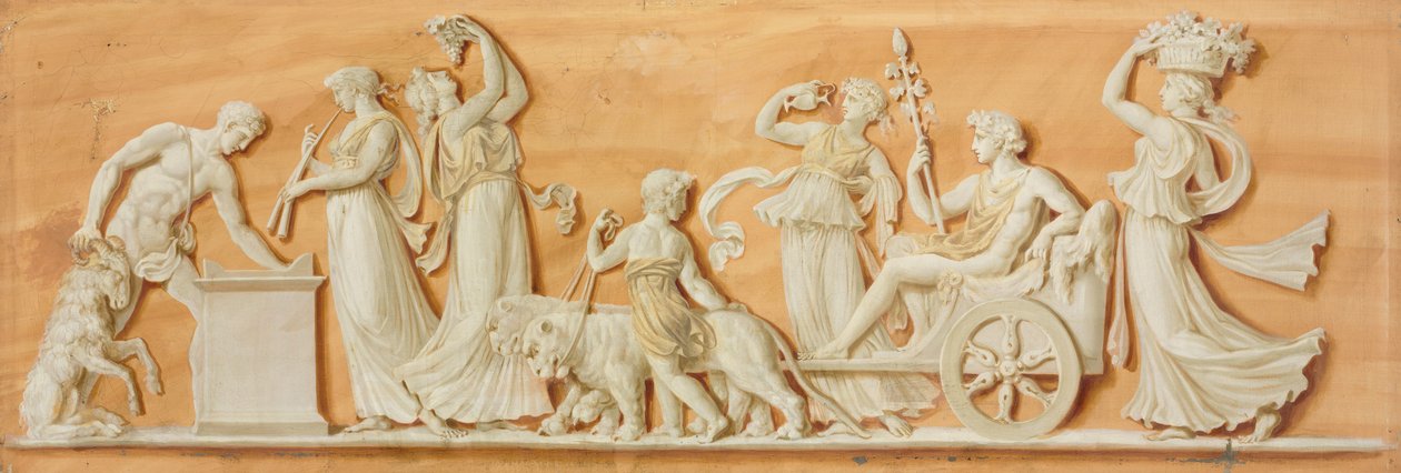 Overdoor festmény, 1790-es évek. alkotó: Pierre Rousseau