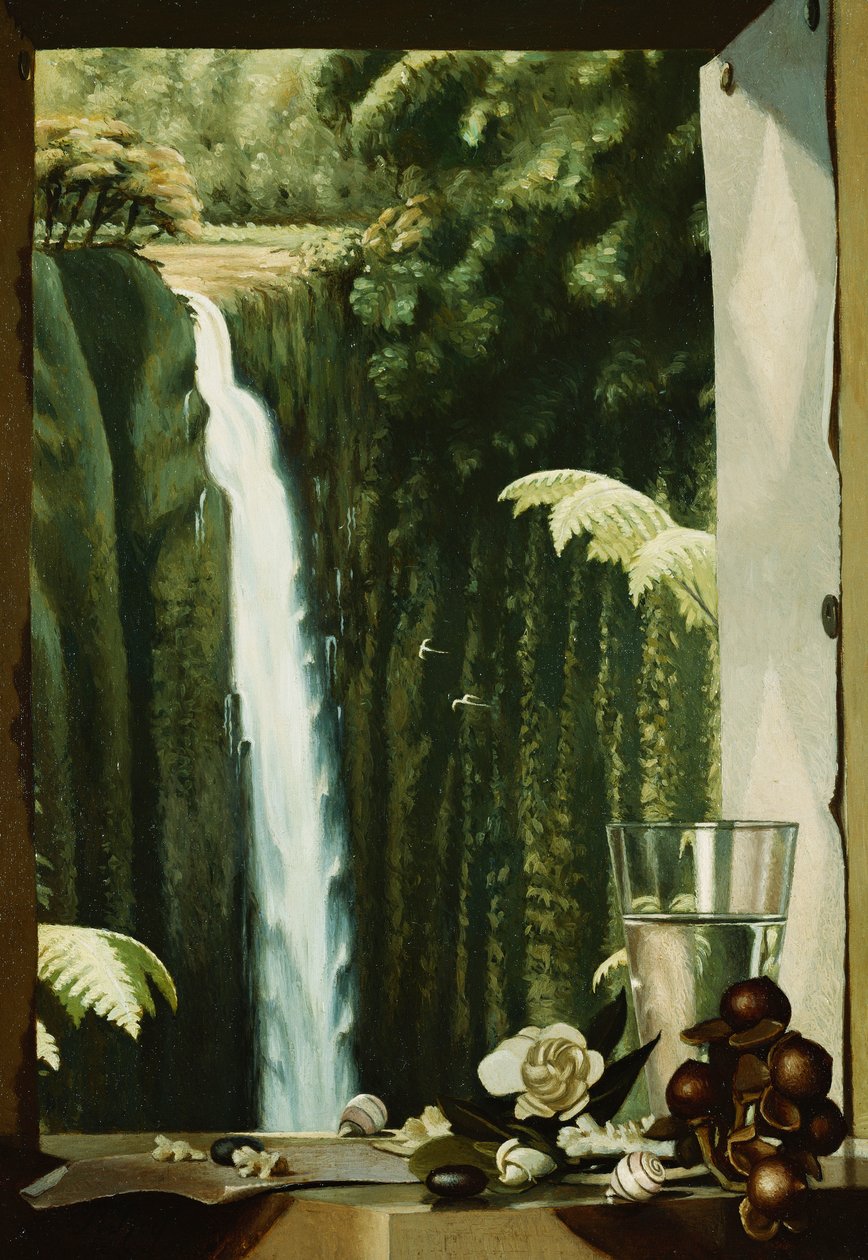 Akaka vízesés, Hawaii alkotó: Pierre Roy