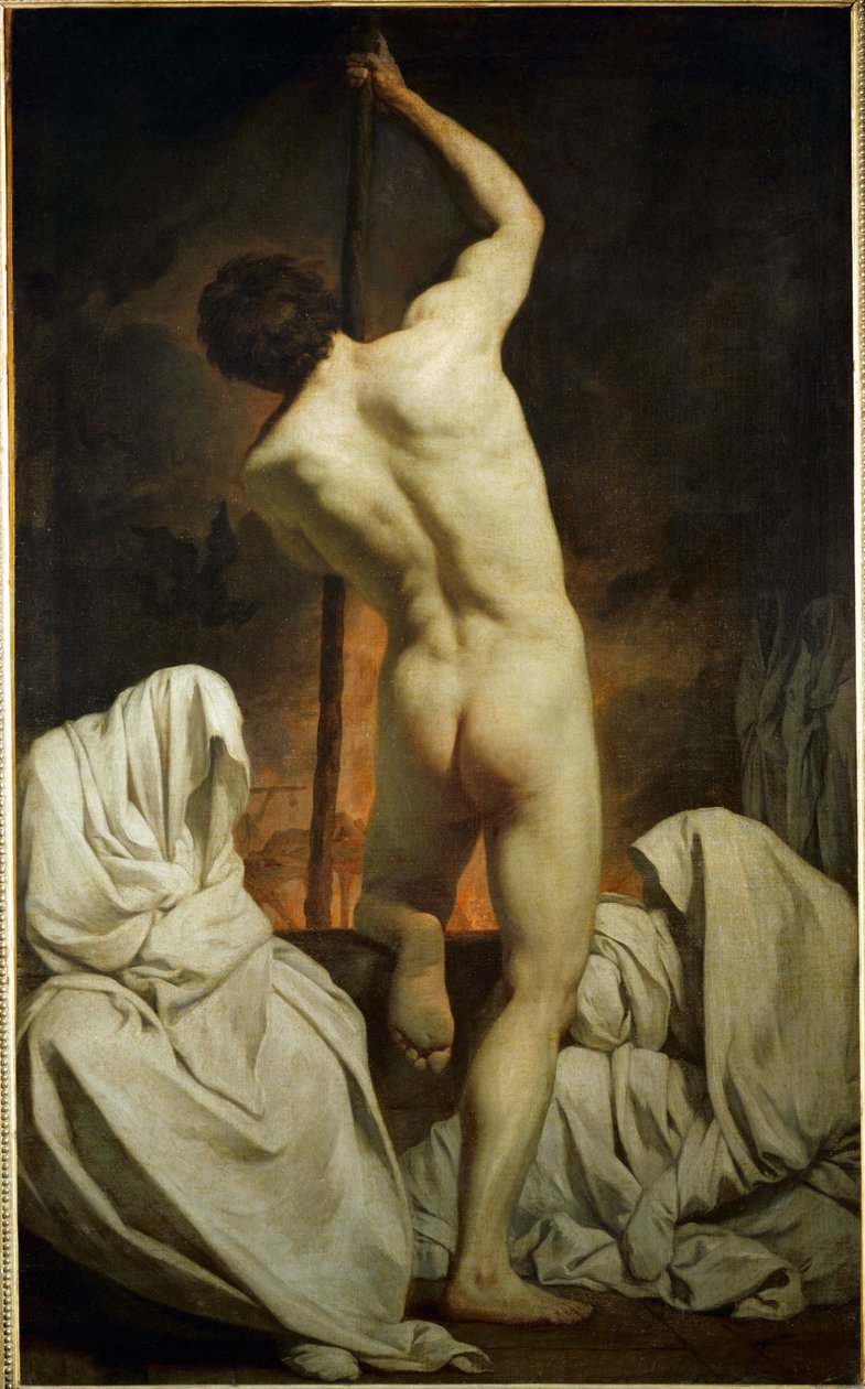 Charon passant les ombres - Charon az alvilágban ... alkotó: Pierre Subleyras