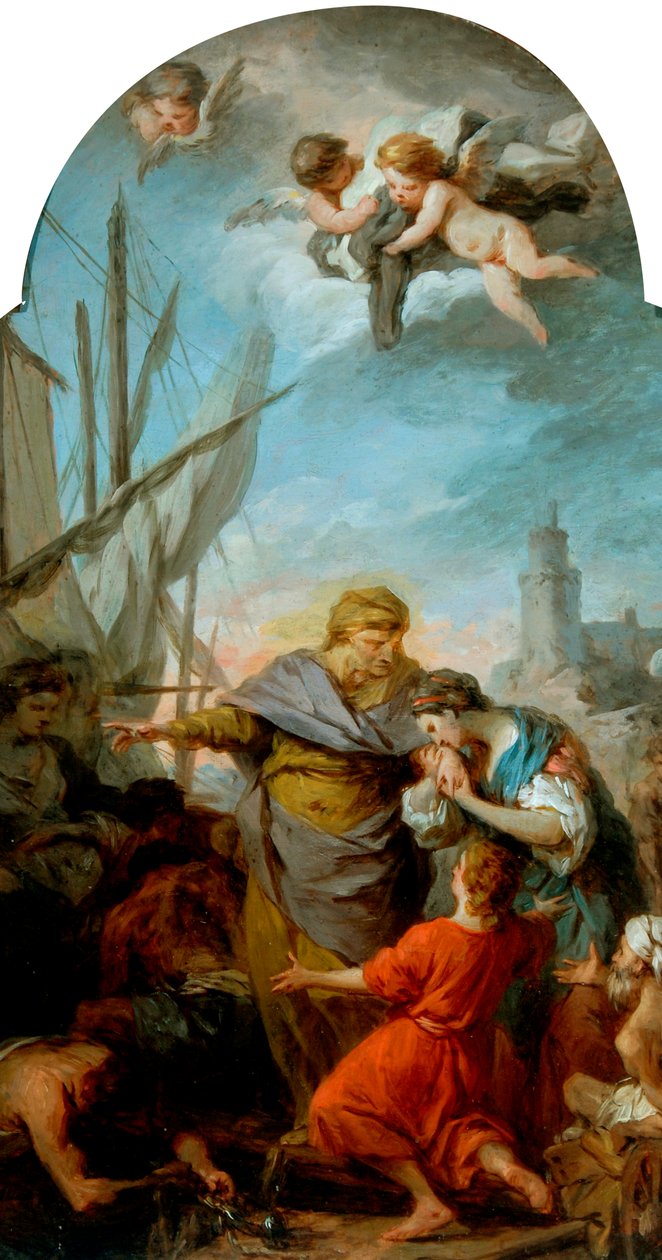 Szent Pál kihajózása a Szentföldre, 1738-39 körül (olaj, vászon) alkotó: Pierre Subleyras