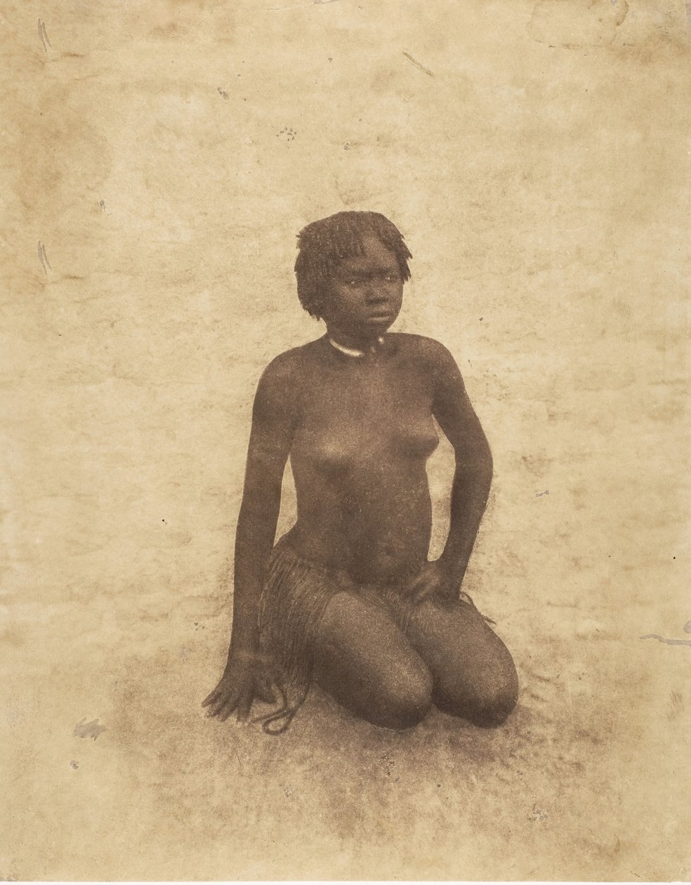 Fiatal núbai nő, 1853-54. alkotó: Pierre Tremaux