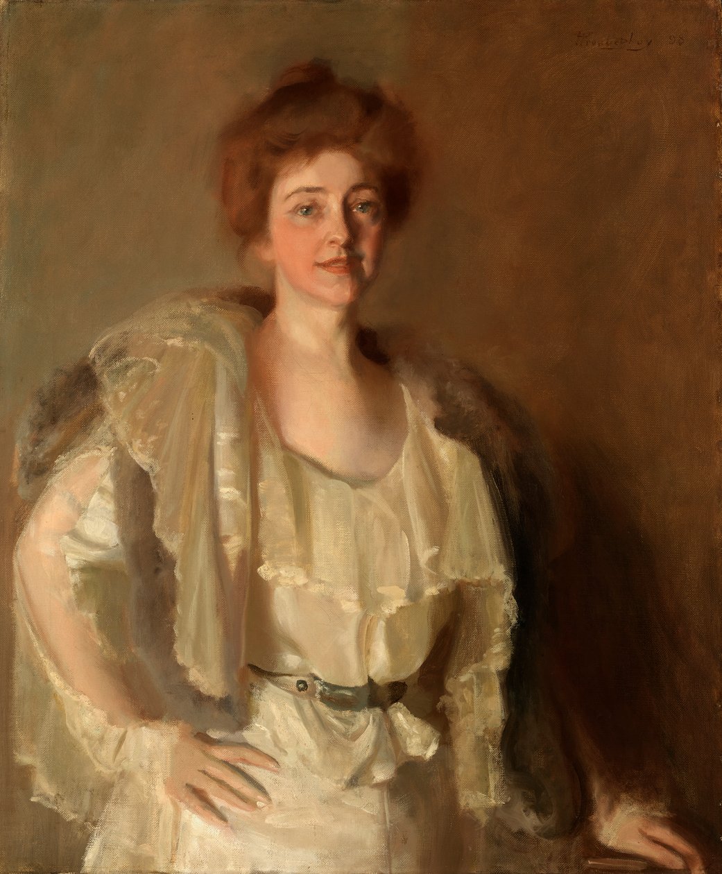Alice Barney a Whites and Browns-ban, 1898. alkotó: Pierre Troubetzkoy