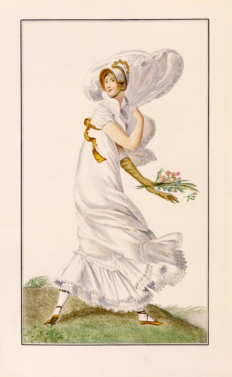Chiffon Promenade ruha, 1812 alkotó: Pierre de La Mesangere