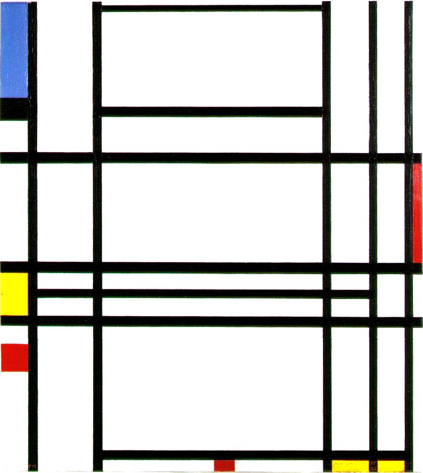 Összetétel 10 alkotó: Piet Mondrian