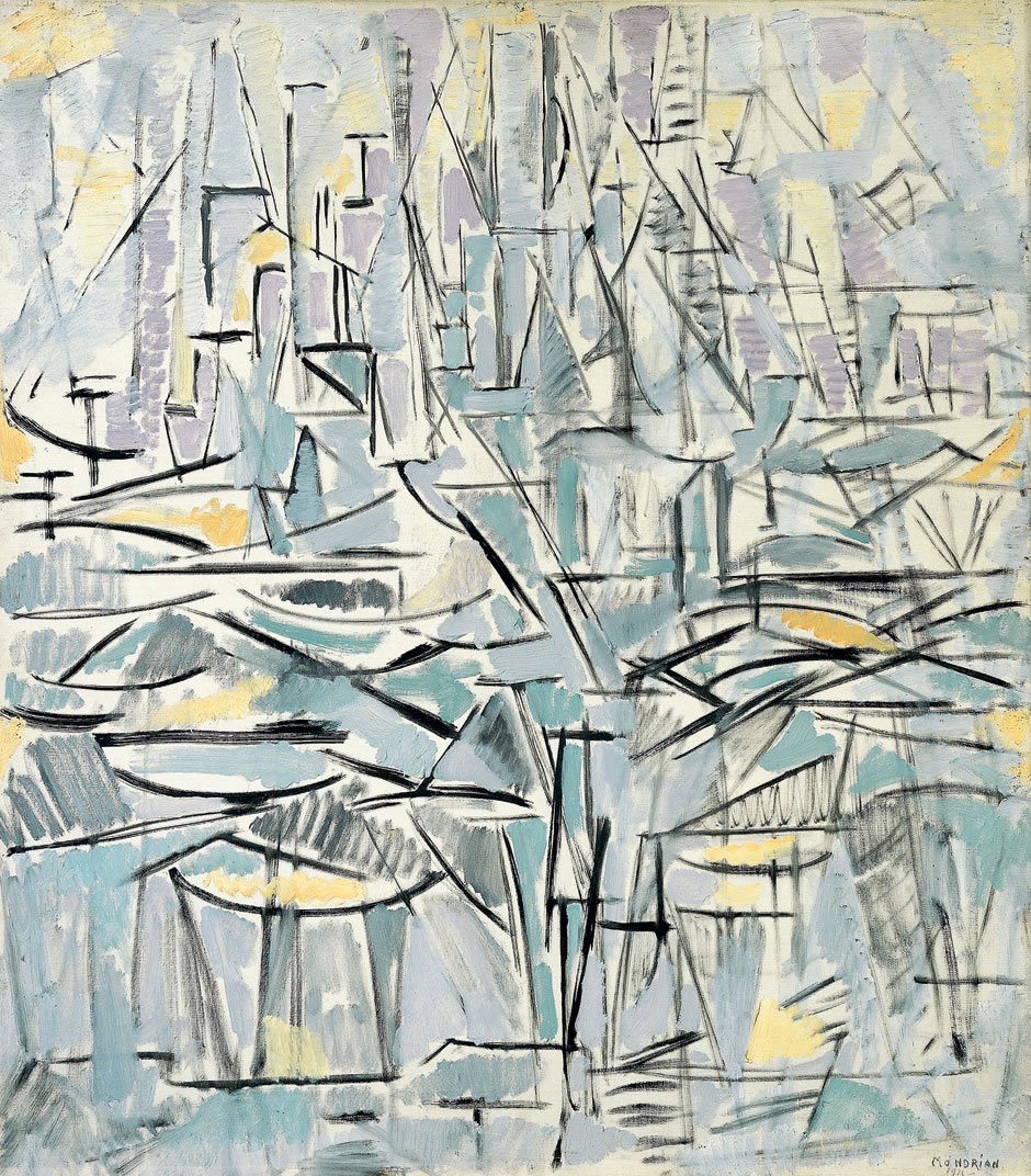 Összetétel XVI alkotó: Piet Mondrian