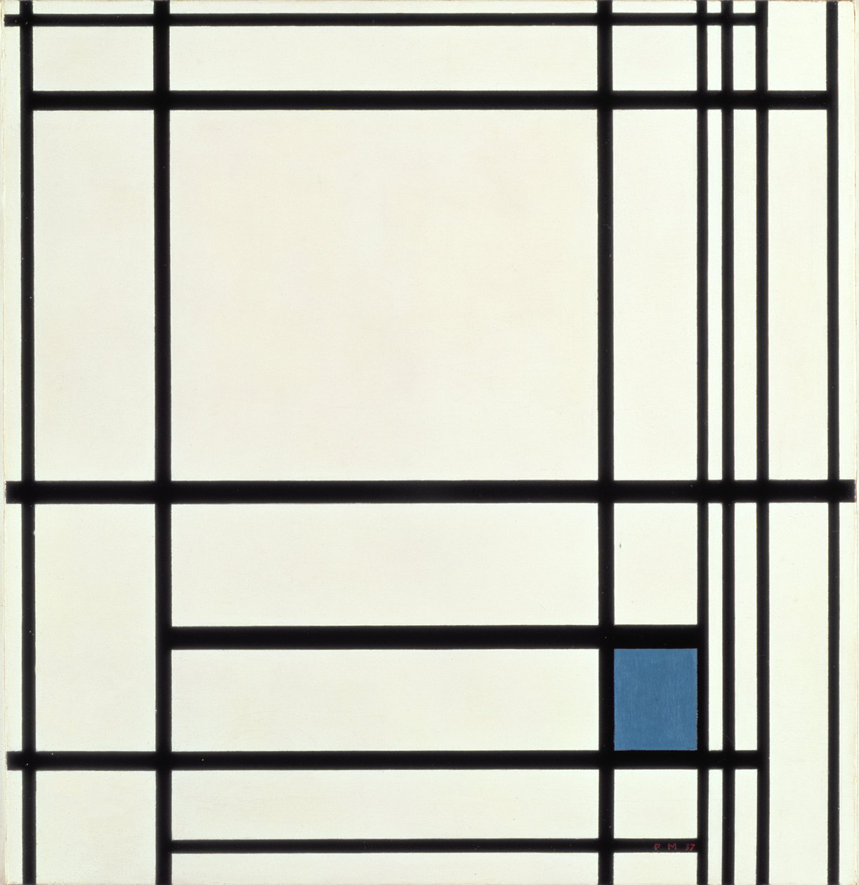 Összetétel vonalakban és színekben: 1937. III alkotó: Piet Mondrian