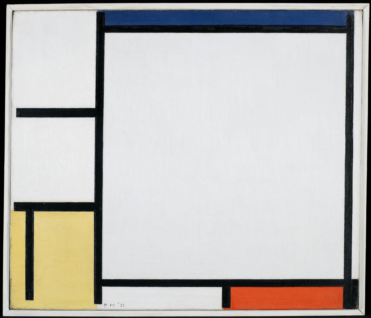 Kék, piros, sárga és fekete kompozíció, 1922 alkotó: Piet Mondrian