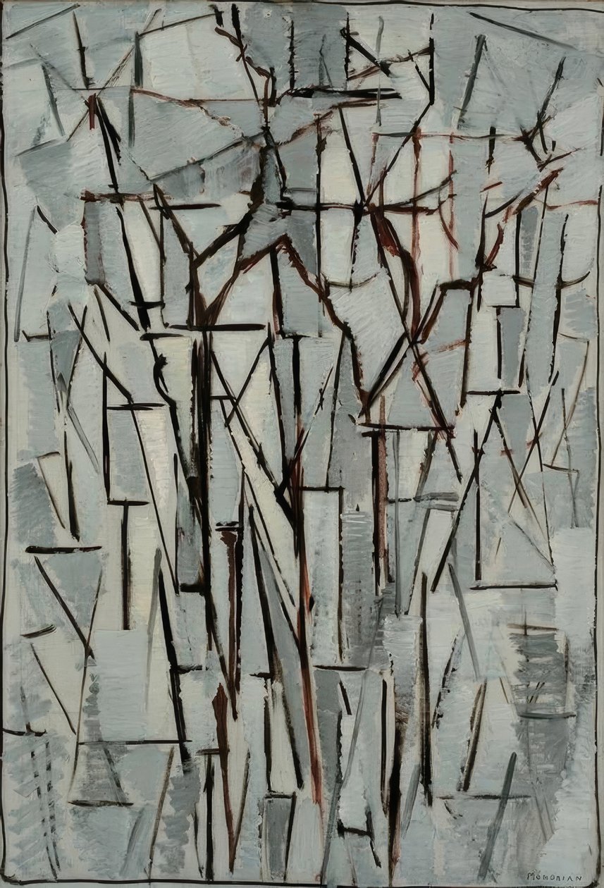 Kompozíciós fák II alkotó: Piet Mondrian