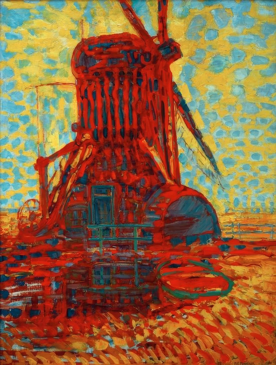 Malom a napfényben alkotó: Piet Mondrian