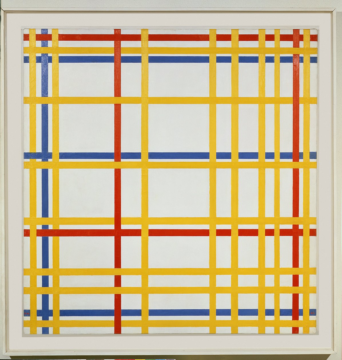 New York City, 1942 alkotó: Piet Mondrian