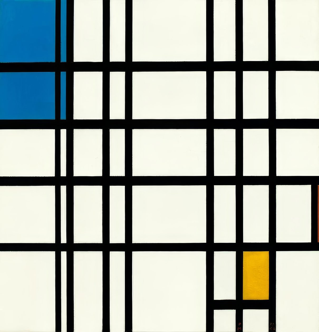 Az egyenes vonalak ritmusa alkotó: Piet Mondrian