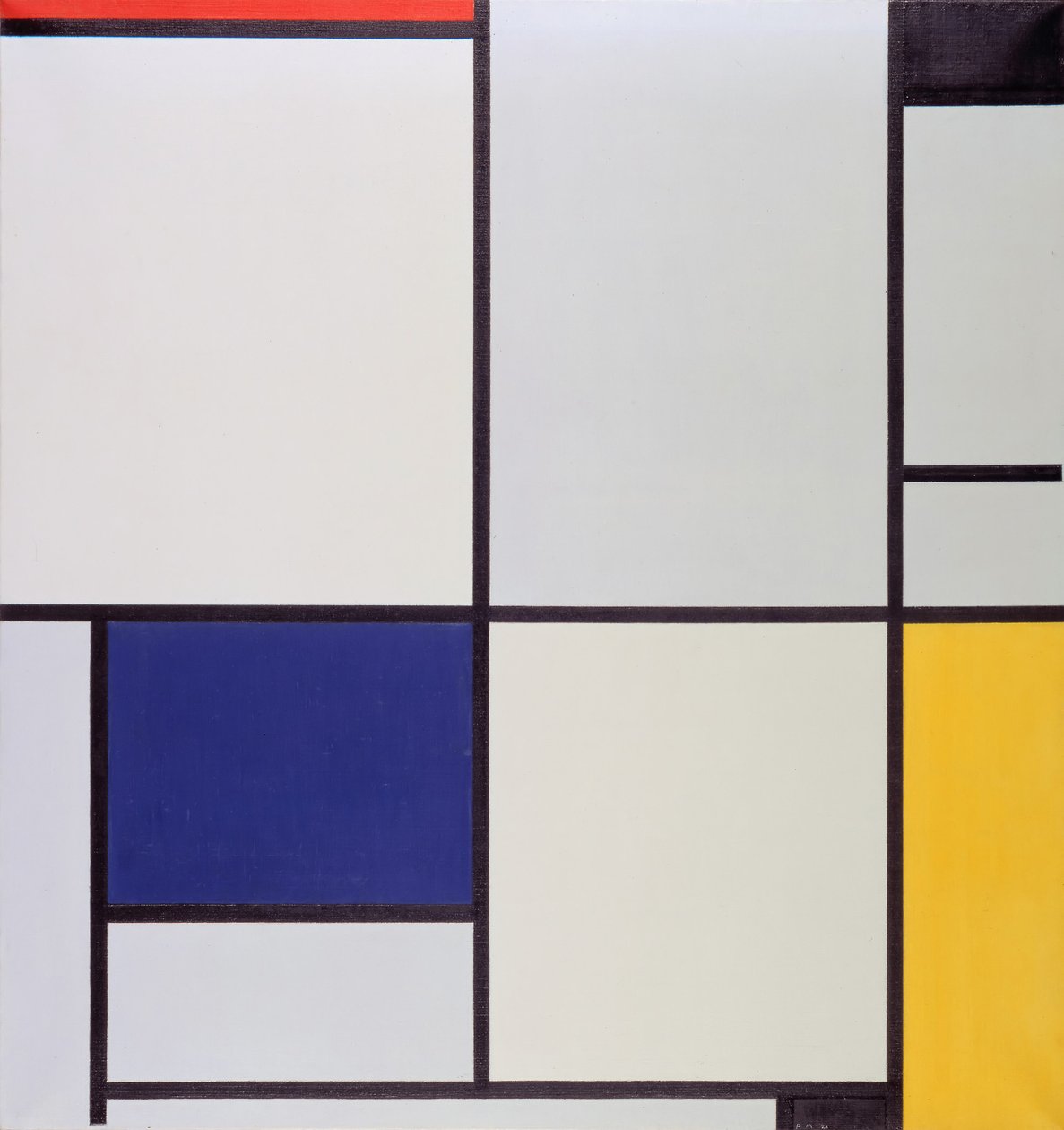 Tábla alkotó: Piet Mondrian