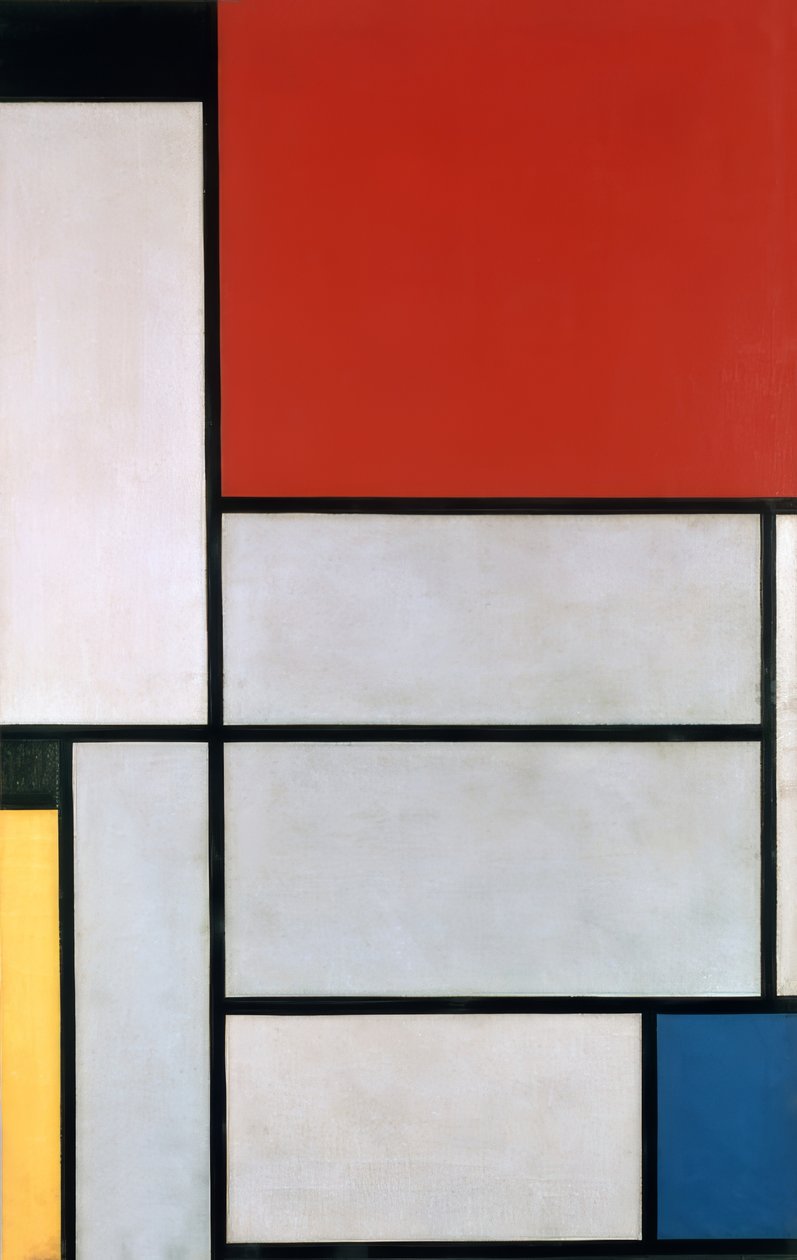 I. táblázat alkotó: Piet Mondrian